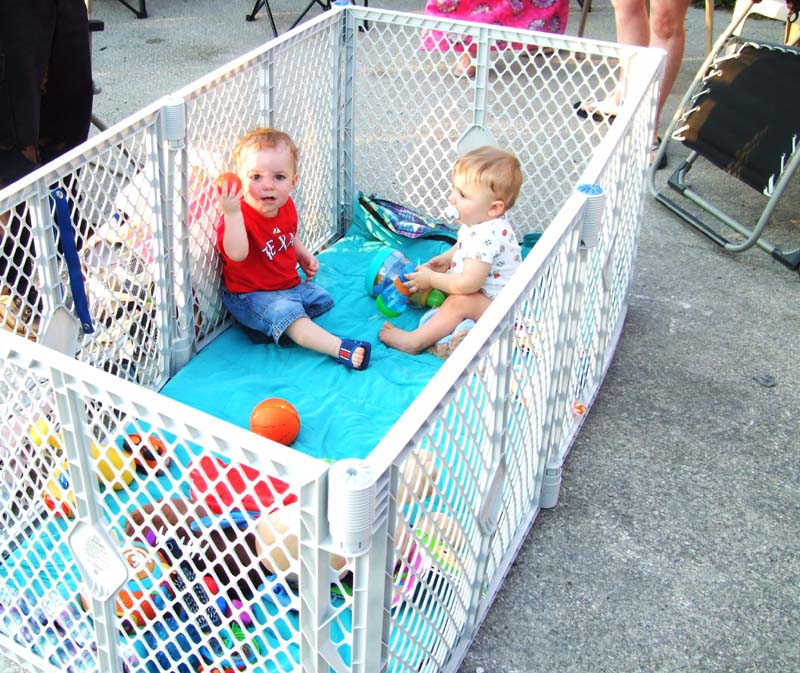 Photo of babies at a concert